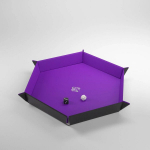 Gamegenic - Magnetic Dice Tray Hexagonal Black/Purple