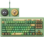 8BitDo Retro 87 Mehaaniline klaviatuur | Forest Edition