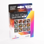 Gamegenic - Galaxy Series - Mars - D6 Dice Set 16 mm (12 pcs)