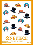 One Piece Card Game - Official Sleeves 13 - Allover hat pattern
