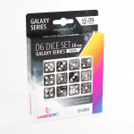 Gamegenic - Galaxy Series - Moon - D6 Dice Set 16 mm (12 pcs)