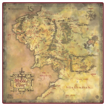 Ultimate Guard Play-Mat Oversized 61x 61cm The Lord of the Rings "Places of Middle-earth"