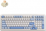 MCHOSE K99 V3 Wireless Mechanical Keyboard | US | Icy Creamsicle Switch | 2.4GHz, BT | Skye Blue