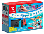 Nintendo Switch konsool (koos neoonpunase ja neoonsinise Joy-Coniga) + NW Sports + 12 kuu tellimus