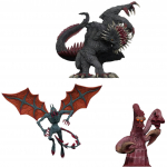 D&D Icons of The Realms: Maddening Monsters of Ravenloft Figuurs (3 tk)