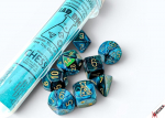 Chessex Gemini Green-Teal/Gold Lab Polyhedral 7-Die Set