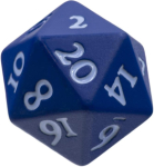 UP - Vivid Heavy Metal Dice: Blue (2 dices)