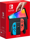 Nintendo Switch OLED konsool (koos Neon Red ja Neon Blue Joy-Con)