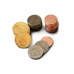 Metal Medieval Coins Set (50 pcs)