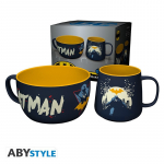 DC COMICS - Breakfast Set (Mug + Bowl) - Batman Iconic