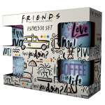 FRIENDS - Set 4 espresso mugs - Doodle