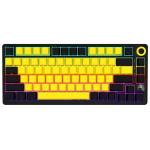LORGAR KBP7075W 75% Mechanical wireless keyboard | US | Black/Yellow
