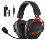 Royal Kludge HG103 juhtmeta k&otilde;rvaklapid | 2.4G, BT, 3.5mm | Black Ops