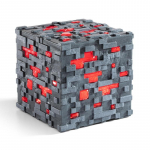 Minecraft Redstone Ore Illuminating Collector Replica lamp