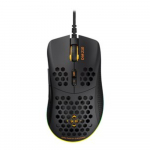 DELTACO GAMING DM210 Lightweight RGB wired gaming mouse | 6400 DPI | Black