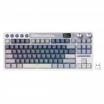 Royal Kludge RK M87 Ocean Blue juhtmevaba klaviatuur |TKL, Hot-swap, Beige switches, US