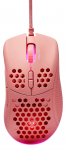 DELTACO GAMING PM75 Lightweight RGB wired gaming mouse | 6400 DPI | Pink
