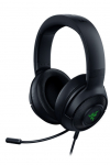 RAZER Kraken V3 X USB mustad juhtmega k&otilde;rvaklapid koos mikrofoniga