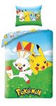 Pokemon "Gen 8 Starters" kahepoolne voodipesukomplekt | 140&times;200 cm