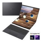 ASUS Zenbook Duo UX8407AA-SN066W | Asus | Zenbook Duo UX8407AA-SN066W | Moher Gray | 14 " | OLED | Touchscreen | 3K | 2880 x 180
