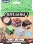 Set of 4 coasters - Minecraft Metal Coasters