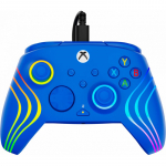 PDP Afterglow Wave Wired Gaming Controller | Blue | Xbox