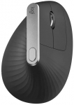 Logitech MX Vertical melns bezvadu pele | 4000 DPI