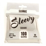 Sleevy SQUARE &ndash; Clear (100 sleeves 70x70 mm)