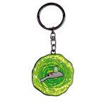 Rick & Morty (Portal Gun) Keychain