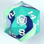 55MM Chonk Rubber Silicon D20 The Ice Ball