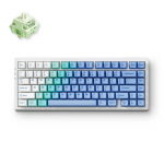 MCHOSE G75 Wireless Magnetic Keyboard | US | Matcha Latte Switch V2 | 2.4GHz, BT | Arctic Snow