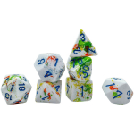 Chessex Brush Polyhedral Breezy/blue 7-Die Set