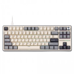 Royal Kludge RK R87 PRO Grey klaviatuur |TKL, Hot-swap, Cream switches, US