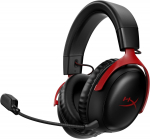 HyperX Cloud III juhtmevabad m&auml;nguk&otilde;rvaklapid mikrofoniga (must/punane)
