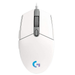 LOGITECH G203 Lightsync valge juhtmega hiir