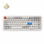 MCHOSE K99 V2 Wireless Mechanical Keyboard | US | Icy Creamsicle Switch | 2.4GHz, BT | Retro White