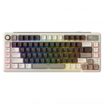 Royal Kludge L75 RGB Mocha Grey wireless keyboard | 75%, Hot-swap, Cream switches, US