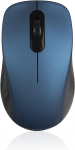 MODECOM MC-M111 Silent Blue juhtmega optiline hiir | 1600 DPI