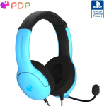 PDP AIRLITE Juhtmega stereo m&auml;ngukomplektid (Neptune Blue) jaoks PS5/PS4/PC