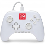 PowerA Advantage Wired Controller with Lumectra | Nintendo Switch 2 | White