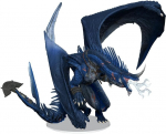 D&D Icons of the Realms: Anthradusk, Ancient Blue Dragon Figuur (1 tk)