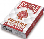 Bicycle - Red Prestige 100% Plastic kaardid