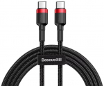 Baseus USB-C/USB-C laadimiskaabel | 2,4A/1m