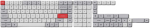 Keychron Dye-Sub PBT LSA komplekt (Low profile - Light Gray & White) V&otilde;tmekorkide komplekt