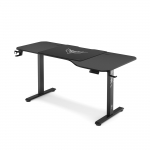 Diablo X-Tension 1600 Black electric height ajdustable gaming desk | 1600 x 600 x 1170 mm