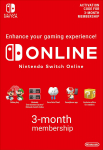 Nintendo Switch ONLINE 3-kuuline liikmelisus (EU)