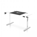 Diablo X-Tension 1400 White electric height adjustable gaming desk | 1400 x 600 x 1170 mm