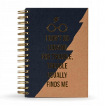 Harry Potter (Trouble Usually Finds Me) Premium A5 m&auml;rkmik