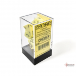 Chessex Opaque Pastel Pink/black Polyhedral 7-Dice Set