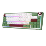Royal Kludge R65 RGB Green sand juhtmega mehaaniline klaviatuur | 60%, Brown vl&uuml;litid, USA